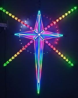 Ngôi sao led noel SL4CF12TF-2812-1.5m