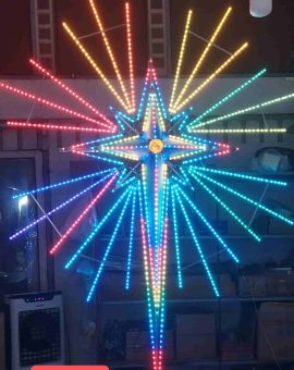 Ngôi sao led noel SL8C24TF-alu-3m