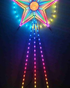 Ngôi sao led noel SC3TF-2812-1.6m