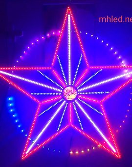Ngôi sao led noel SL20T RGB -0.95m-1.4m-1.7m-2m