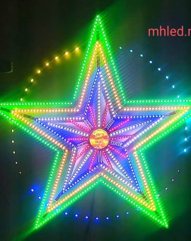 Ngôi sao led noel SL3TA RGB 0.95m-1.25m-1.45m