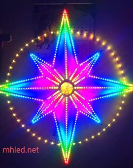 Ngôi sao led noel SL8CD3DF - 1.2m